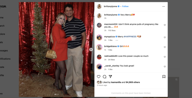 Brittany Mahomes Turning Heads With 2-Word Message After Chiefs Christmas Party - News